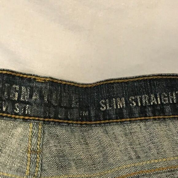 Levi's Signature Slim Straight Jeans Mens 32x30 - Picture 6 of 7